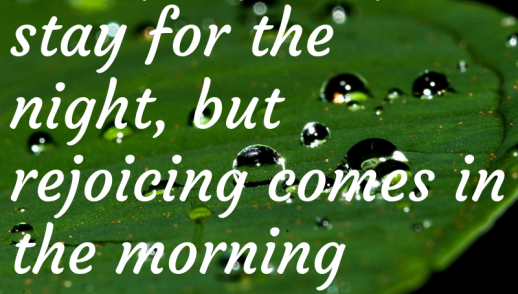 How God takes our pain & difficulties and transforms us