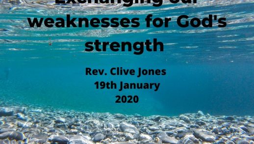 Exchanging our weaknesses for God's strength