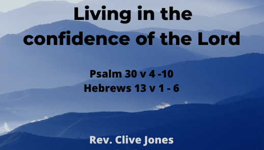 Living in the confidence of the Lord