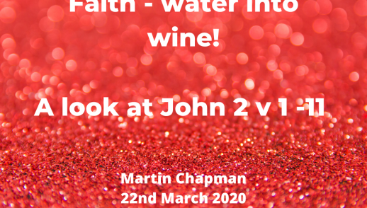 A look at Faith: Water into Wine