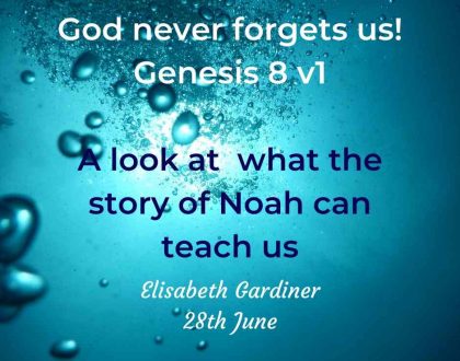God never forgets us